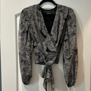 Express floral blouse